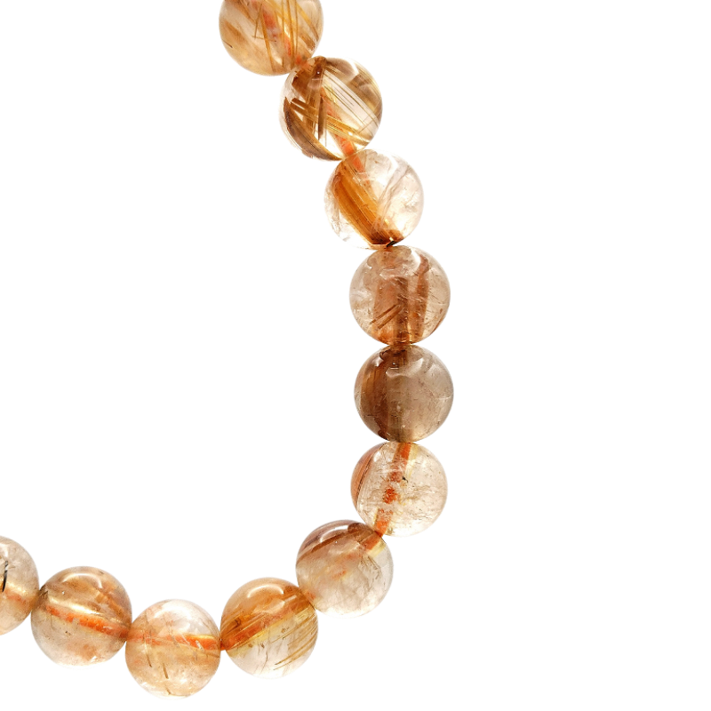 High Grade Golden Rutilated Bracelet